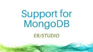 Data Modeling for MongoDB with ER/Studio
