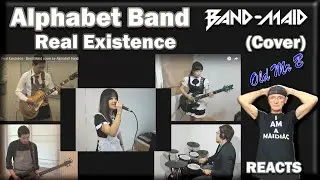 Real Existence - Band Maid cover by Alphabet Band (Reaction)