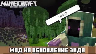 НОВЫЕ БИОМЫ И ПРЕДМЕТЫ В МАЙНКРАФТ 1.21!!! Мод на обновление энда майнкрафт