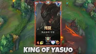 CHINESE TOP 1 YASUO CHALLENGER GAMEPLAY | KING OF YASUO - WILD RIFT YASUO
