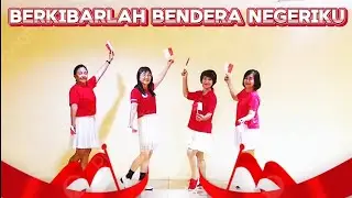 BERKIBARLAH BENDERA NEGERIKU - LINE DANCE