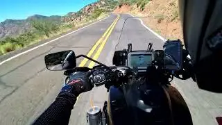 Harley Pan America on the Devil's Highway, Arizona