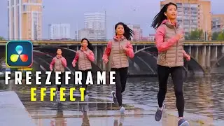 Freeze Frame Effect in Davinci Resolve