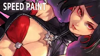 speed paint - Han Juri  Street Fighter