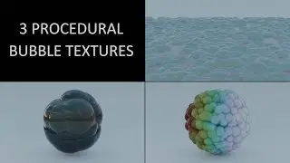 Procedural Nodes (part 54) - 3 Procedural Bubble Textures in Blender