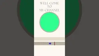 WELL COME TO MY CHANNEL || LOGO || INTRO || GREEN SCREEN || 2023 