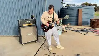 How LOUD Is a 1976 Marshall Super Lead? | Gibson SG + Schaffer Replica (Speaker BLEW!)
