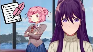 Reading Natsuki's Poems with Yuri (Part 1/2) - Just Yuri Mod