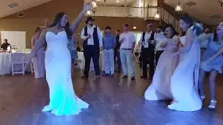 Bouquet toss fight!
