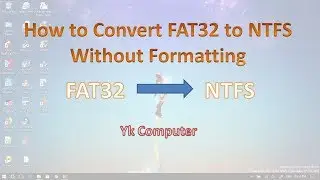 Convert FAT32 to NTFS File System Without Formatting