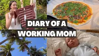 Diary of A Working Mom | My Baby Is Teething, Colored Organics Unboxing, Gluten Free Pizza, Mom Tips