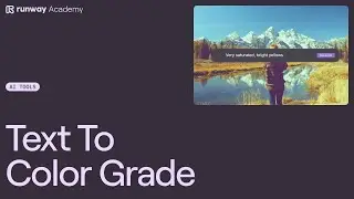 How To Use Text To Color Grade | Runway