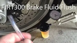 How To Front And Rear FJR1300 Brake Fluid Flush