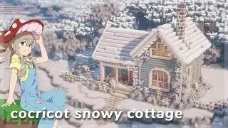 [Minecraft] Snow-Covered Winter Cottage ❄️🧣 | Aesthetic Modded Minecraft with Cocricot