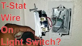 Thermostat Wire on a Light Switch? Are They Really Electrician?