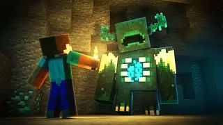 Fighting the Warden in Minecraft