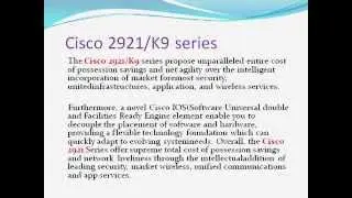 Cisco 2921 Router and Greater Usability