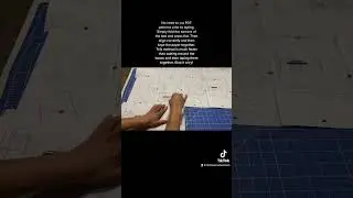 How to assemble PDF sewing patterns (FAST)