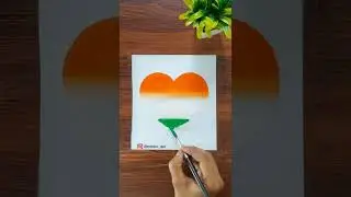 Independence Day drawing : easy watercolor drawing 