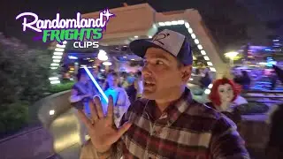 Tomorrowland during Mickey's Halloween Party at Disneyland!