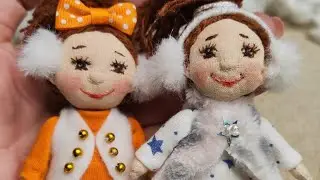 #куклы Одеваем МИНИ-КУКОЛКУ. Часть5 - финальная!)