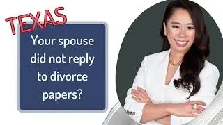 What to do if your spouse does not reply to divorce papers