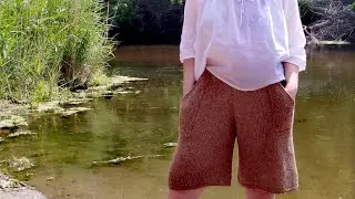 Шорты спицами. Подробно. /Knitting