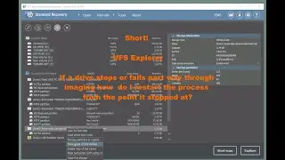 UFS Explorer: How to continue disk image that was interrupted?