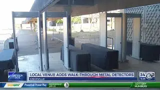 Local venue adds walk-through metal detectors