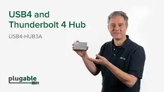 The Full Power of USB4 - The Plugable USB4 and Thunderbolt 4 Hub