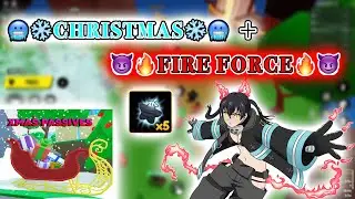 NEW FIRE FORCE AND CHRISTMAS UPDATE! | EXPLAINING HOW FRUITS WORK! | ANIME FIGHTERS SIMULATOR