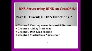 DNS Server using BIND on CentOS 6.4 - part 2/5