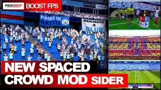 Ultimate PES 2017 Spaced and reduced Crowd Mod download