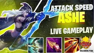 FULL ATTACK SPEED ASHE GOES HARD! - Wild Rift HellsDevil Plus Gameplay