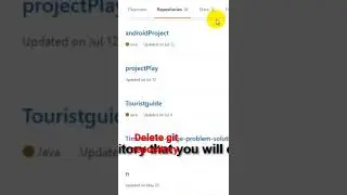 Delete git repository