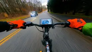 STREET RIDE | Full Throttle on my Homemade 10,000W Ebike (Sabvoton72150 QS V3)