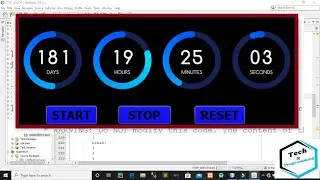 How To Make Stop Watch GUI In Java using  Netbeans IDE|| With full source code||Tech&Programming