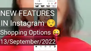 Shopping options in Instagram New Features 😲  Today Update