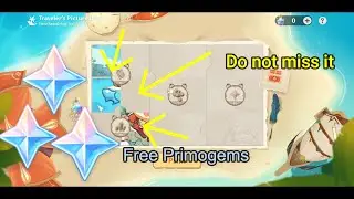 Traveler's Picture Book Guide Free Primogems |Genshin Impact Painting Web Event