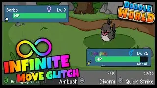 I found out how to get INFINITE MOVE POINTS in Doodle World! - Doodle World Guide? Glitch? idk man