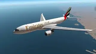 A330 Dubai Take Off? EMIRATES Airbus A380 Departs DXB Dubai Intl Airport, Burj Khalifa View Emirates