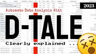 D-TALE Explained : A Powerful Tool for Exploring and Analyzing Data 😎😎😎 | Bhupendra Singh