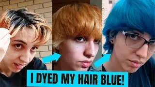 DIY Hair Transformation: Dyeing My Hair Blue at Home!