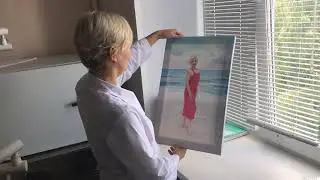 Вручение портрета на холсте. Видео отзыв арт-студия ProArtLife.