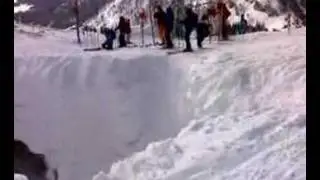 Going down Corbets!! Obviously not me!!