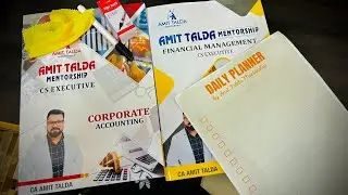 Unboxing of CAFM Books By CA Amit Talda Sir ❤️😇