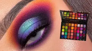COLOURFUL HALO EYE MAKEUP TUTORIAL| BPERFECT CARNIVAL 3