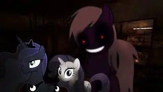 Луна и Рэрити встретили в Алхемилле Тёмную Радугу }Silent Ponyville Origins{ №7
