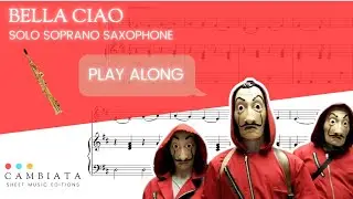 Bella Ciao - Solo soprano saxophone (Play Along)
