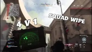 4 v 1 SQUAD WIPE (Modern Warfare Warzone)
